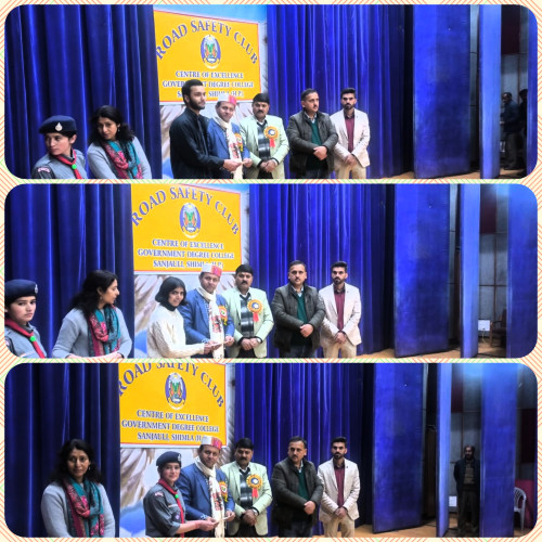 program on road safety organized by road safety club 22 & 23 March 2023